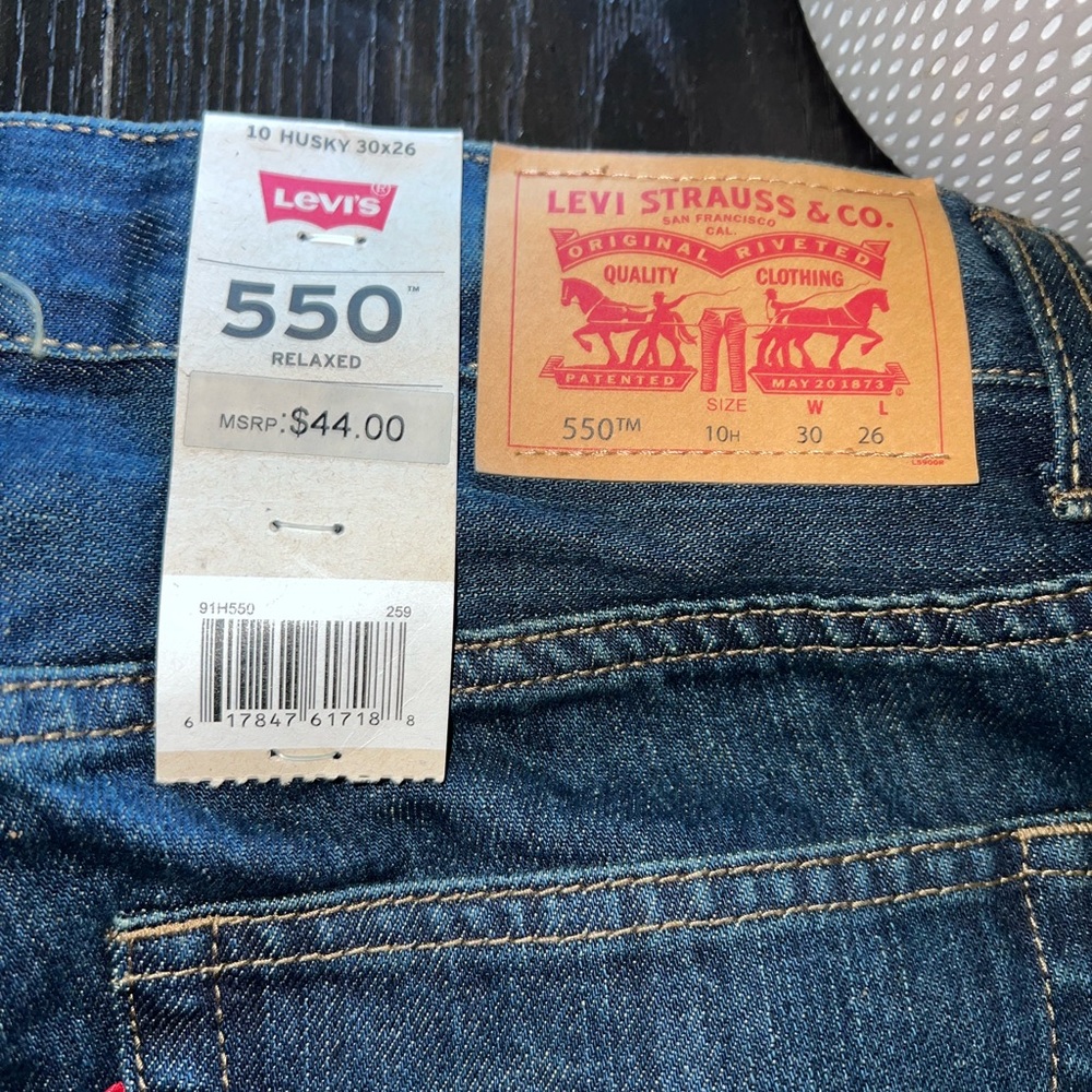 Levi's Blue Straight Jeans Classic Denim Style - Picture 6 of 6